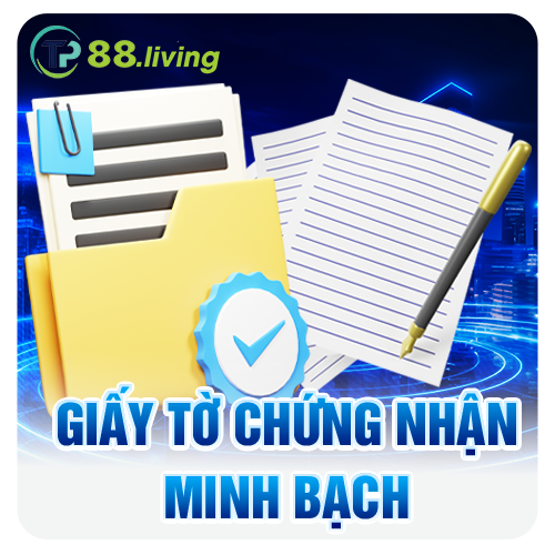 giấy tờ chứng nhận minh bạch tp88